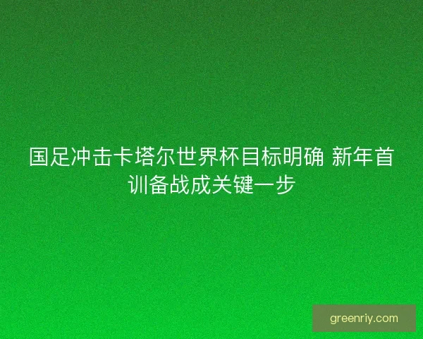 国足冲击卡塔尔世界杯目标明确 新年首训备战成关键一步